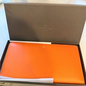 Patek Philippe Vibrant Orange Men's Wallet